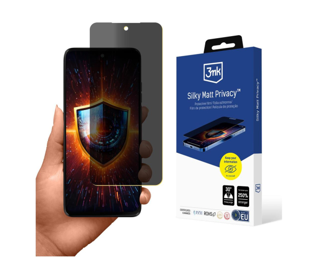 3MK Silky Matt Privacy do Motorola moto g15 / moto g15 power - 1318597 - zdjęcie 2